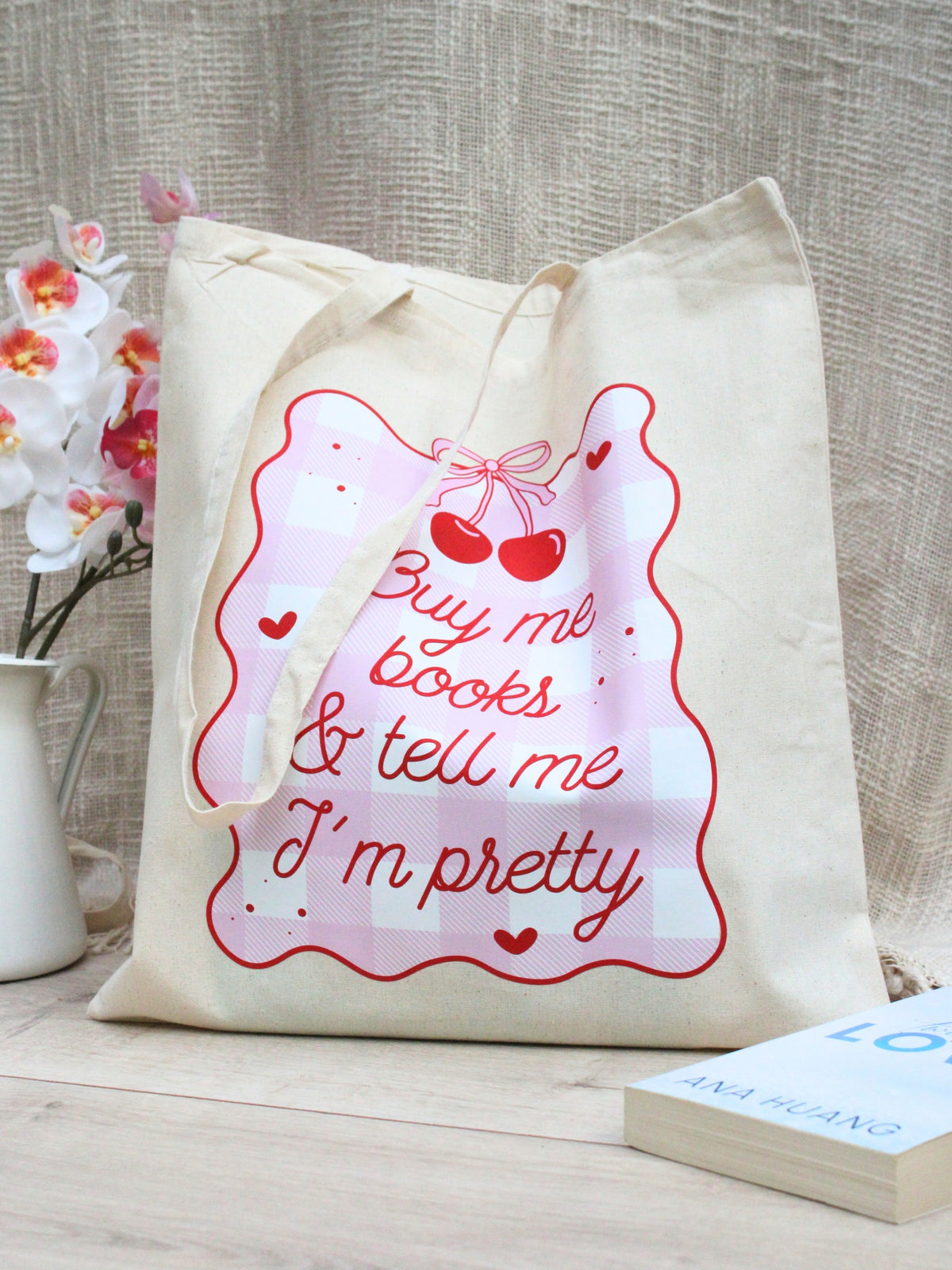 “Buy Me Books” Tote Bag