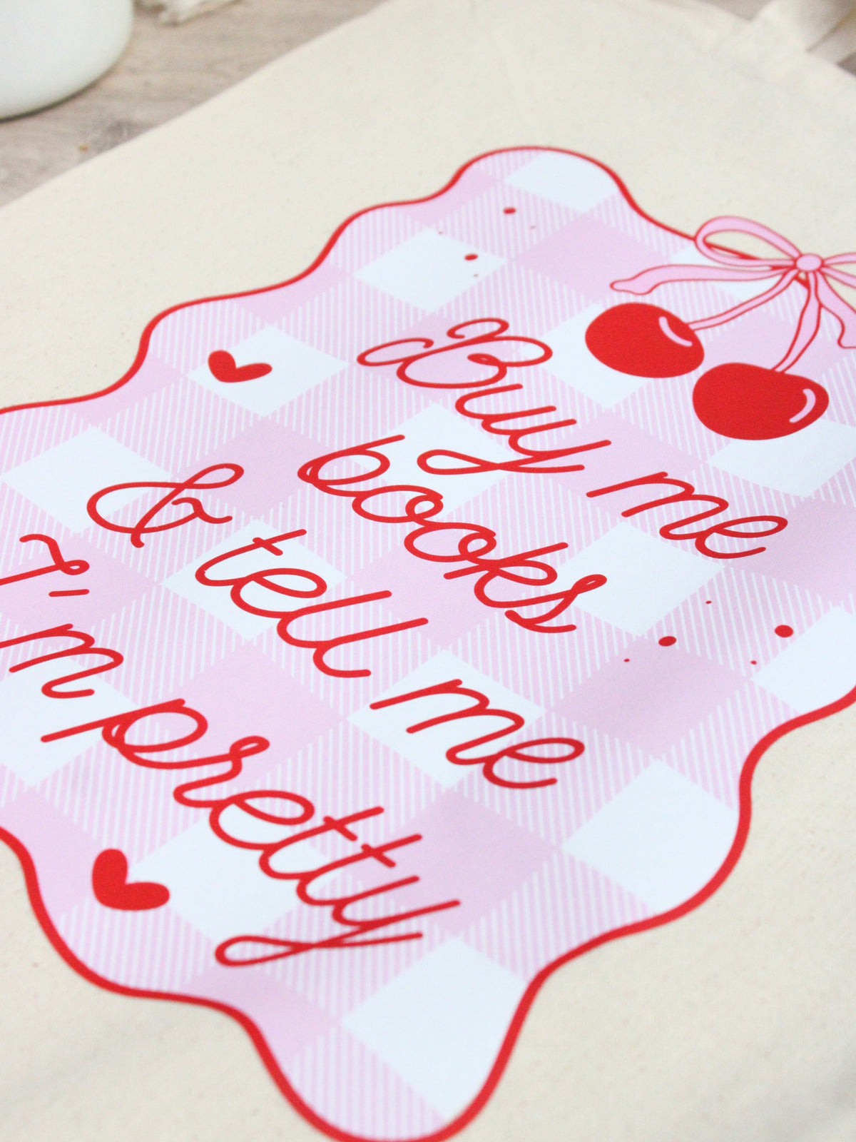 “Buy Me Books” Tote Bag