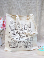 “All Booked For Fall” Tote Bag