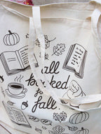 “All Booked For Fall” Tote Bag