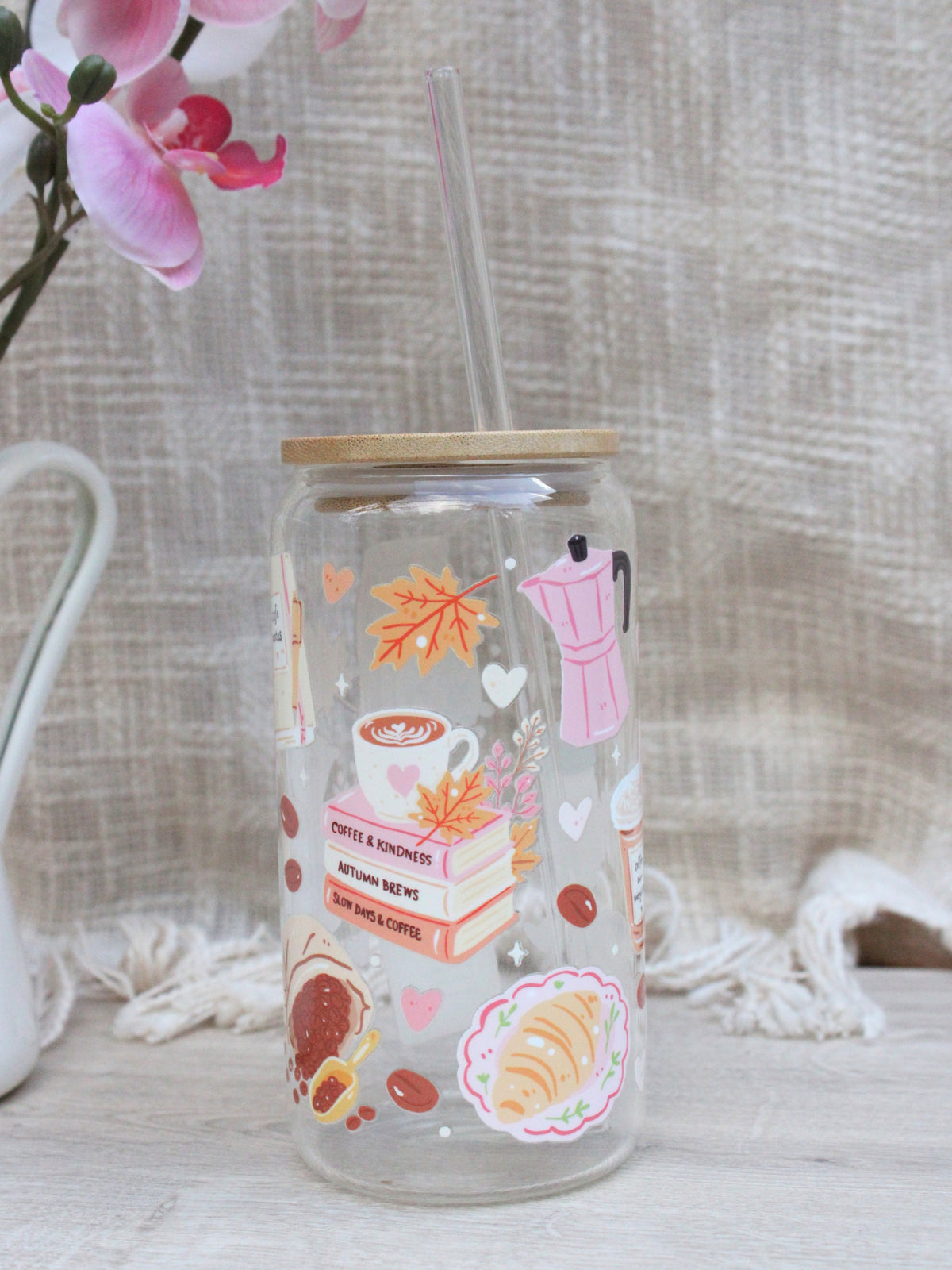 “Coffee Lover” Glass Cup
