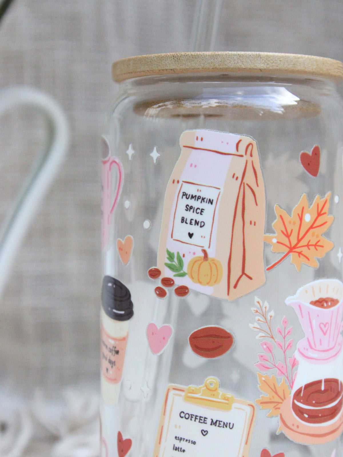 “Coffee Lover” Glass Cup