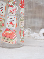 “The Cozy Cottage” Glass Cup