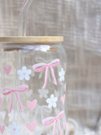 “Pretty Little Bows” Glass Cup