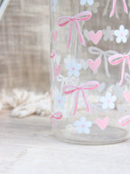 “Pretty Little Bows” Glass Cup