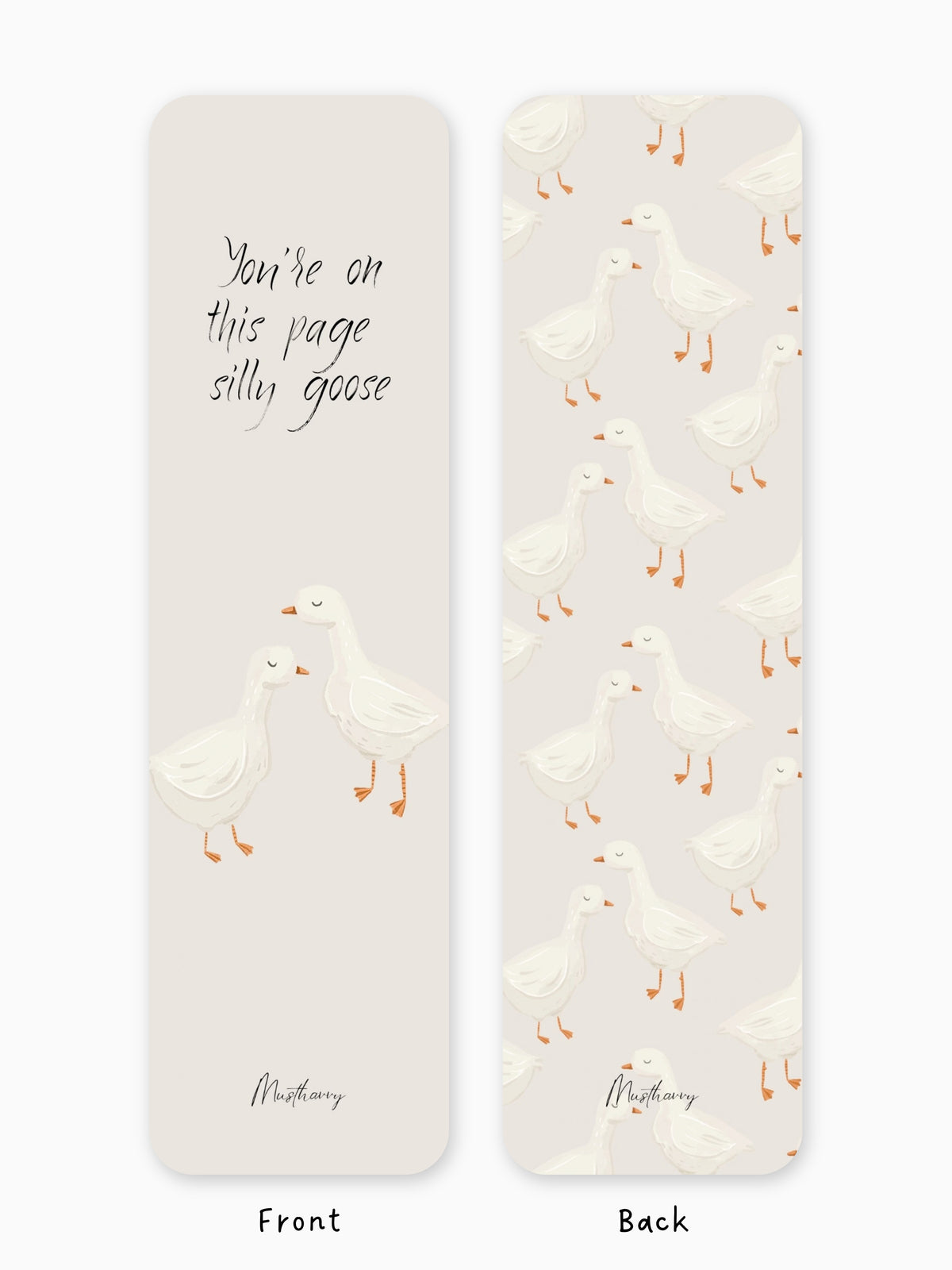 Bookmark "Silly Goose"