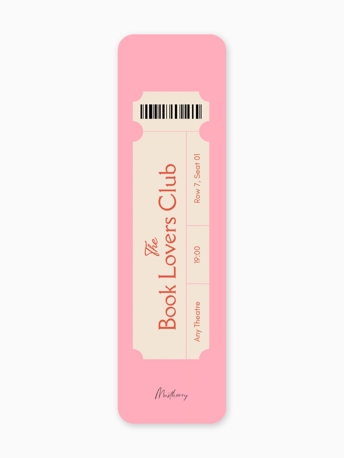Bookmark "Book Club Pass"