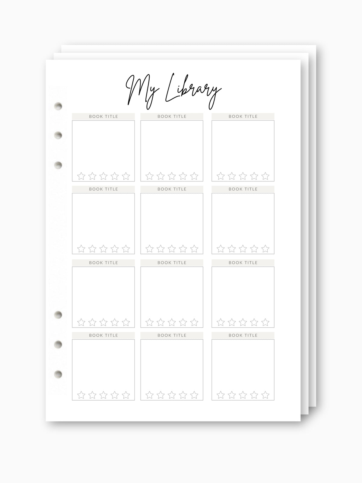 Lose Insert "My Library"